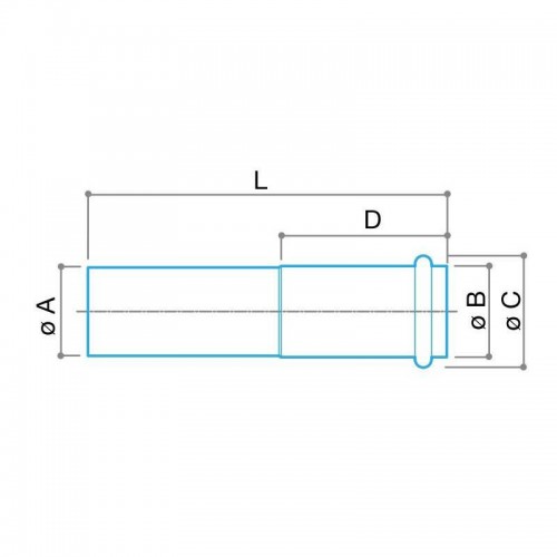 Luxor Verlängerung für Geruchsverschluss mit O-Ring Durchmesser 32mm 13cm 35160032 Luxor Verlängerung für Geruchsverschluss mit O-Ring Durchmesser 32mm 13cm 35160032