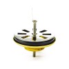 Luxor Duschablauf Anschluss 1 1/4 Durchmesser 80 mm mit Gitter 94314201