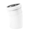 Valsir Silere Steckbares Abflussrohr 15° Bogen Durchmesser 78mm VS0221011 Valsir Silere Steckbares Abflussrohr 15° Bogen Durchmesser 78mm VS0221011
