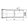 Valsir Silere Steckbares Abflussrohr D160mm L1Mt VS0220097 Valsir Silere Steckbares Abflussrohr D160mm L1Mt VS0220097