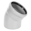 Valsir Silere Steckbares Abwasserrohr 45°-Bogen Durchmesser 135mm VS0221045 Valsir Silere Steckbares Abwasserrohr 45°-Bogen Durchmesser 135mm VS0221045