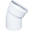 Valsir Silere Steckbares Abwasserrohr Bogen 67° 30' Durchmesser 110mm VS0221037 Valsir Silere Steckbares Abwasserrohr Bogen 67° 30' Durchmesser 110mm VS0221037