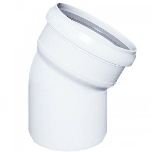 Valsir Silere Steckbares Abwasserrohr Bogen 67° 30' Durchmesser 110mm VS0221037 Valsir Silere Steckbares Abwasserrohr Bogen 67° 30' Durchmesser 110mm VS0221037