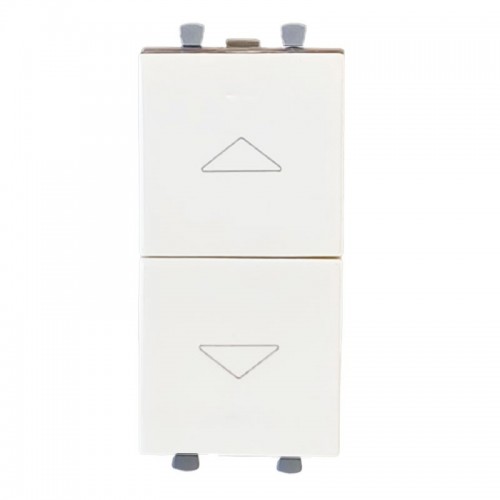 Ave Domus Doppeltastenschalter Sistema 44 2P 10A 1 Modul 441056F Ave Domus Doppeltastenschalter Sistema 44 2P 10A 1 Modul 441056F