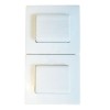 Dual-taste mit pfeilen 1P 16A für serie zivilen Ave Banquise-System 45 45B56 Dual-taste mit pfeilen 1P 16A für serie zivilen Ave Banquise-System 45 45B56