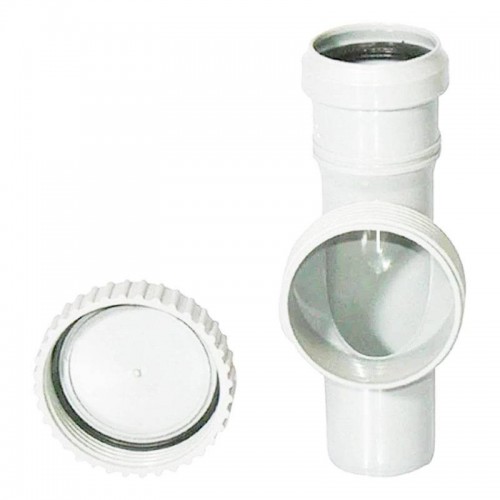 Reinigungsrohr mit Rundstecker Valsir Silere D78mm VS0227007 Reinigungsrohr mit Rundstecker Valsir Silere D78mm VS0227007