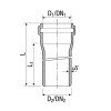 Valsir Silere Steckbares Anschlussrohr aus Polypropylen D78/75mm VS0237007 Valsir Silere Steckbares Anschlussrohr aus Polypropylen D78/75mm VS0237007