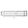 Valsir Steckbares Abwasserrohr PP Polypropylen PP3 D90mm L1m VS0501149 Valsir Steckbares Abwasserrohr PP Polypropylen PP3 D90mm L1m VS0501149