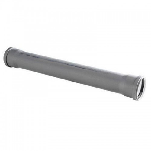 Valsir PP Polypropylen Steckbares Abwasserrohr PP3 mit 2 Muffen D50mm L1,5m VS0501228 Valsir PP Polypropylen Steckbares Abwasserrohr PP3 mit 2 Muffen D50mm L1,5m VS0501228