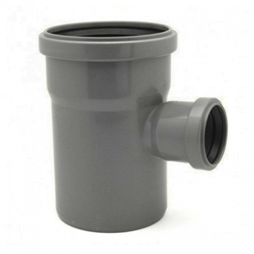 Steckbarer Abwasseranschluss für Abfluss 87 Grad 30' in PP Valsir PP3 D50/40mm VS0510011 Steckbarer Abwasseranschluss für Abfluss 87 Grad 30' in PP Valsir PP3 D50/40mm VS0510011