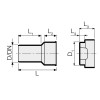 Valsir Gerades Rohr ohne Klemme mit PP-Endkappe PP3 D32/46mm VS0522103 Valsir Gerades Rohr ohne Klemme mit PP-Endkappe PP3 D32/46mm VS0522103