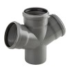 Valsir PP3 doppel 45-Grad Abwasseranschluss D90/40mm VS0599085 Valsir PP3 doppel 45-Grad Abwasseranschluss D90/40mm VS0599085