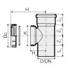 Reinigungsrohr mit Stopfen Valsir Triplus Stopfen D 200 mm VS0650913 Reinigungsrohr mit Stopfen Valsir Triplus Stopfen D 200 mm VS0650913