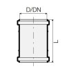Valsir Triplus Schiebehülse D 75 mm L 120 mm VS0650807