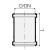 Valsir Triplus Schiebehülse D 250 mm L 290 mm VS0650819