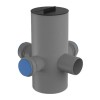 Valsir Schachtrohr D 104 mm mit 3 Zuläufen 1 Ablauf VS0702021 Valsir Schachtrohr D 104 mm mit 3 Zuläufen 1 Ablauf VS0702021