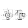Valsir Triplus Schachtrohr D 110 mm mit 3 Zuläufen 1 Ablauf VS0701741
