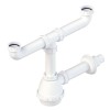 Valsir Geruchsverschluss für Eineinhalbspülbecken 1 1/2 D 40 mm VS0700627 Valsir Geruchsverschluss für Eineinhalbspülbecken 1 1/2 D 40 mm VS0700627