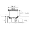 Valsir Schachtrohr aus Polypropylen mit Duschvorhang D 50 mm VS0700437 Valsir Schachtrohr aus Polypropylen mit Duschvorhang D 50 mm VS0700437
