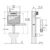Valsir Tropea S 3/6 Liter mechanischer WC-Spülkasten VS0858002