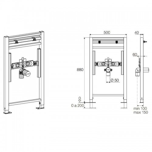 Block Valsir Winner S Einloch-Waschtisch H 880 mm VS0857014 Block Valsir Winner S Einloch-Waschtisch H 880 mm VS0857014