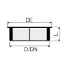 Schutzkappe für Valsir PP3 Becher D 32 mm L 22 mm VS0503035 Schutzkappe für Valsir PP3 Becher D 32 mm L 22 mm VS0503035
