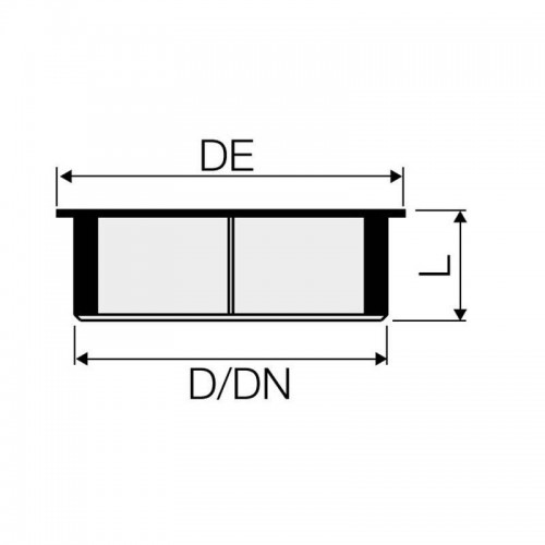 Schutzkappe für Valsir PP3 Becher D 32 mm L 22 mm VS0503035 Schutzkappe für Valsir PP3 Becher D 32 mm L 22 mm VS0503035