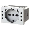 4Box P503 USB-Steckdose mit 5 Eingängen kompatibel mit Vimar Plana Weiß 4Box P503 USB-Steckdose mit 5 Eingängen kompatibel mit Vimar Plana Weiß