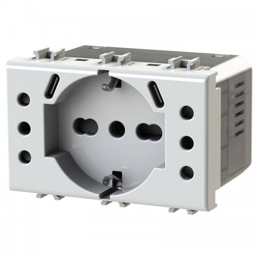 4Box P503 USB-Steckdose mit 5 Eingängen kompatibel mit LivingLight Weiß 4BUSBP503.N 4Box P503 USB-Steckdose mit 5 Eingängen kompatibel mit LivingLight Weiß 4BUSBP503.N
