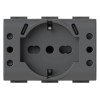 4Box P503 USB-Steckdose mit 5 Eingängen kompatibel mit LivingLight anthrazit 4Box P503 USB-Steckdose mit 5 Eingängen kompatibel mit LivingLight anthrazit