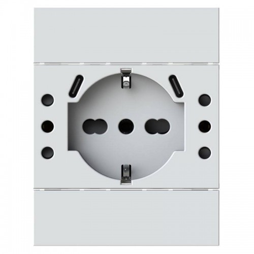 4Box P503 USB-Steckdose mit 5 Eingängen kompatibel mit LivingNow Weiß 4BUSBP503.KW 4Box P503 USB-Steckdose mit 5 Eingängen kompatibel mit LivingNow Weiß 4BUSBP503.KW