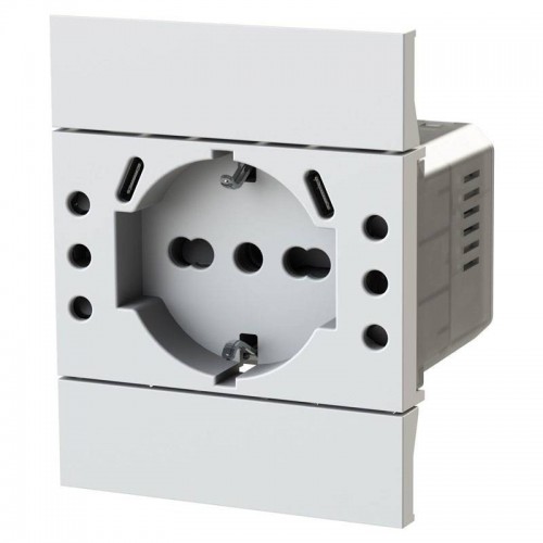 4Box P503 USB-Steckdose mit 5 Eingängen kompatibel mit LivingNow Weiß 4BUSBP503.KW 4Box P503 USB-Steckdose mit 5 Eingängen kompatibel mit LivingNow Weiß 4BUSBP503.KW