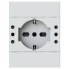 4Box P503 Steckdose mit 5 Eingängen kompatibel mit Bticino LivingNow Weiß 4Box P503 Steckdose mit 5 Eingängen kompatibel mit Bticino LivingNow Weiß