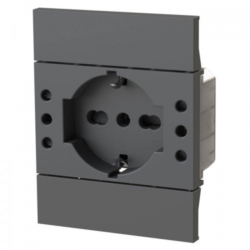 4Box P503 Steckdose mit 5 Eingängen kompatibel mit Bticino LivingNow schwarz 4BP503.KG 4Box P503 Steckdose mit 5 Eingängen kompatibel mit Bticino LivingNow schwarz 4BP503.KG