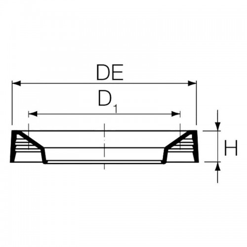 Valsir PP3 Dichtung für verlängertes WC-Winkelstück D 120 mm VS0583001 Valsir PP3 Dichtung für verlängertes WC-Winkelstück D 120 mm VS0583001