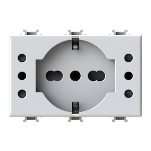 4Box P503 5 Steckdose kompatibel Vimar Plana Weiß 4BP503.V14 4Box P503 5 Steckdose kompatibel Vimar Plana Weiß 4BP503.V14