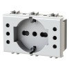 4Box P503 5 Steckdose kompatibel Vimar Plana Weiß 4BP503.V14 4Box P503 5 Steckdose kompatibel Vimar Plana Weiß 4BP503.V14