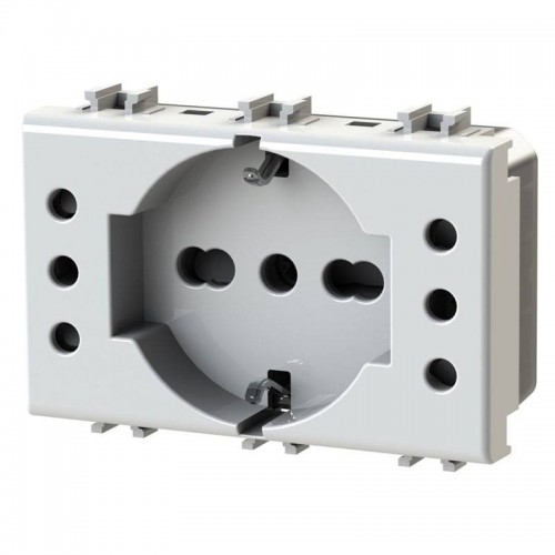 4Box P503 5 Steckdose kompatibel Vimar Plana Weiß 4BP503.V14 4Box P503 5 Steckdose kompatibel Vimar Plana Weiß 4BP503.V14