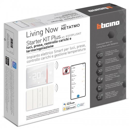 Bticino Living Now Starter Kit Plus für Leuchten, Steckdosen und Strom K1010PLUSKIT Bticino Living Now Starter Kit Plus für Leuchten, Steckdosen und Strom K1010PLUSKIT