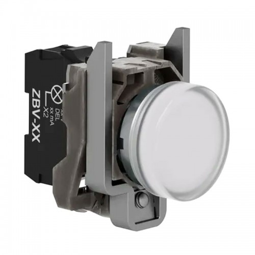 Telemecanique Leuchtdrucktaster Weiß LED 24V XB4BVB1 Telemecanique Leuchtdrucktaster Weiß LED 24V XB4BVB1