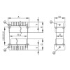 Weidmüller HDC Einbaubuchse 16P+E 16A 500V 1207700000 Weidmüller HDC Einbaubuchse 16P+E 16A 500V 1207700000