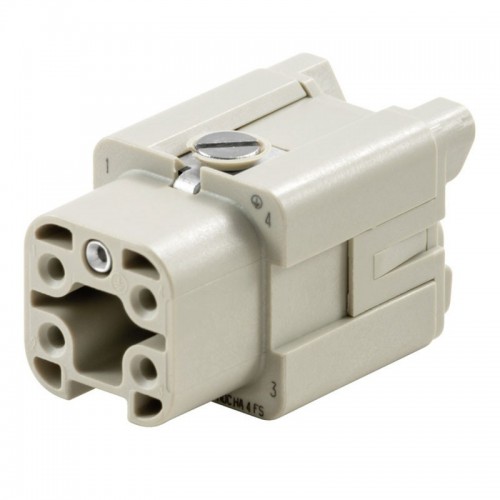 Weidmüller Buchse mit Steckverbinder HDC 4P+E 16A 400V 1498400000 Weidmüller Buchse mit Steckverbinder HDC 4P+E 16A 400V 1498400000