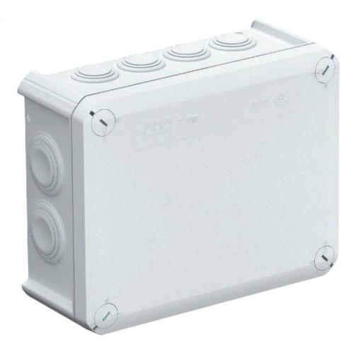 Obo T160 Abzweigdose für den Außenbereich IP66 190x150x77 mm grau 2007093 Obo T160 Abzweigdose für den Außenbereich IP66 190x150x77 mm grau 2007093