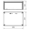 Obo T350 OE Abzweigdose für den Außenbereich glatt IP66 267x182x110 mm 2007303 Obo T350 OE Abzweigdose für den Außenbereich glatt IP66 267x182x110 mm 2007303
