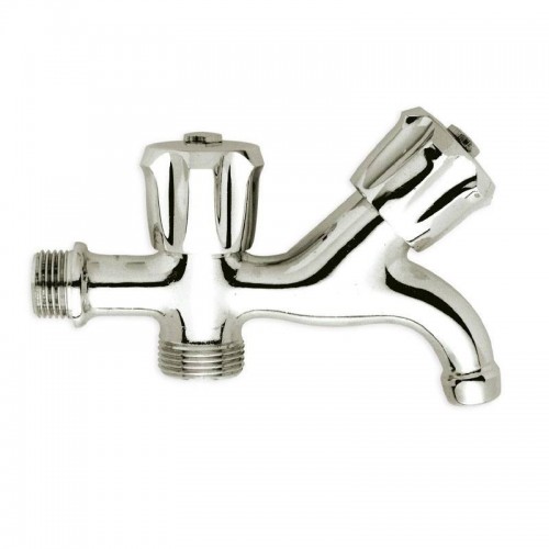 Luxor Doppel Auslaufhahn Stecker 1/2-3/8 70162100