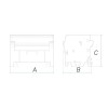 Contact Modulare Tetrapolare Klemme 4P 100A 7-Loch CM1054 Contact Modulare Tetrapolare Klemme 4P 100A 7-Loch CM1054