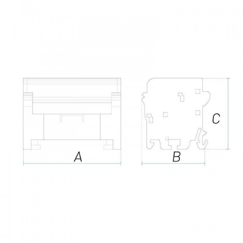 Contact Modulare Tetrapolare Klemme 4P 100A 7-Loch CM1054 Contact Modulare Tetrapolare Klemme 4P 100A 7-Loch CM1054