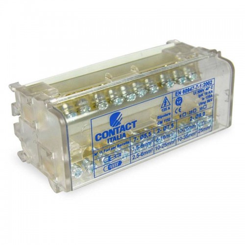 Contact Modulare Zweipolige Klemme 2P 125A 11-Loch CM1152 Contact Modulare Zweipolige Klemme 2P 125A 11-Loch CM1152