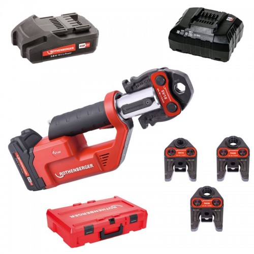 Rothenberger ROMAX Compact TT Pressmaschine mit TH 16-20-26 mm Pressbacken 1000002120 Rothenberger ROMAX Compact TT Pressmaschine mit TH 16-20-26 mm Pressbacken 1000002120