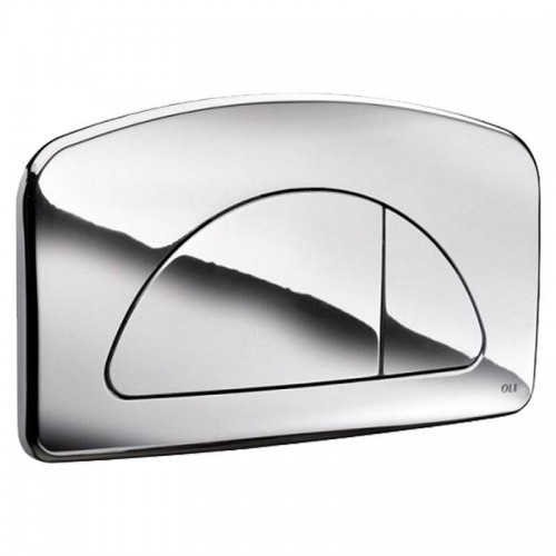 Oli Dual Betätigungsplatte mit 2-Mengen-Spülung Chrom poliert OL0627004 Oli Dual Betätigungsplatte mit 2-Mengen-Spülung Chrom poliert OL0627004